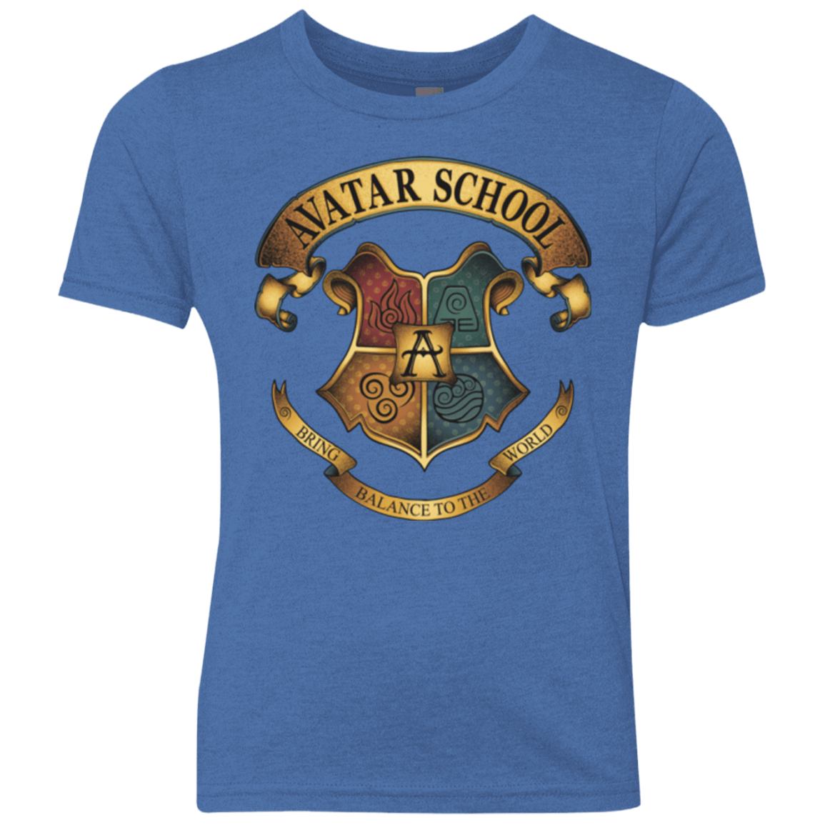 T-Shirts Vintage Royal / YXS Avatar School (2) Youth Triblend T-Shirt