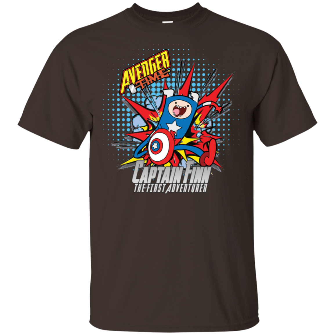 T-Shirts Dark Chocolate / S Avenger Time Captain Finn T-Shirt