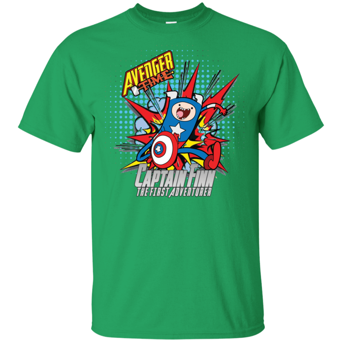 T-Shirts Irish Green / S Avenger Time Captain Finn T-Shirt