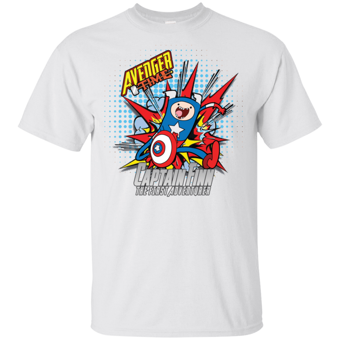 T-Shirts White / S Avenger Time Captain Finn T-Shirt