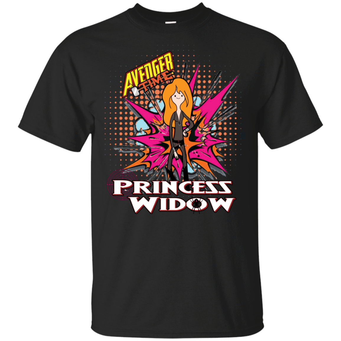 T-Shirts Black / S Avenger Time Princess Widow T-Shirt