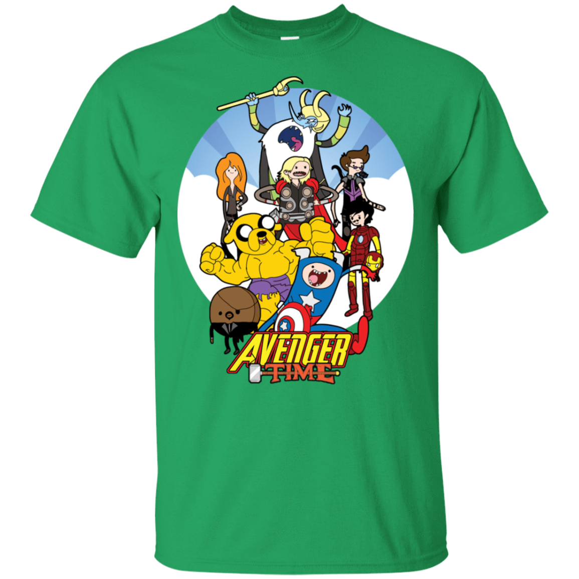 T-Shirts Irish Green / S Avenger Time T-Shirt