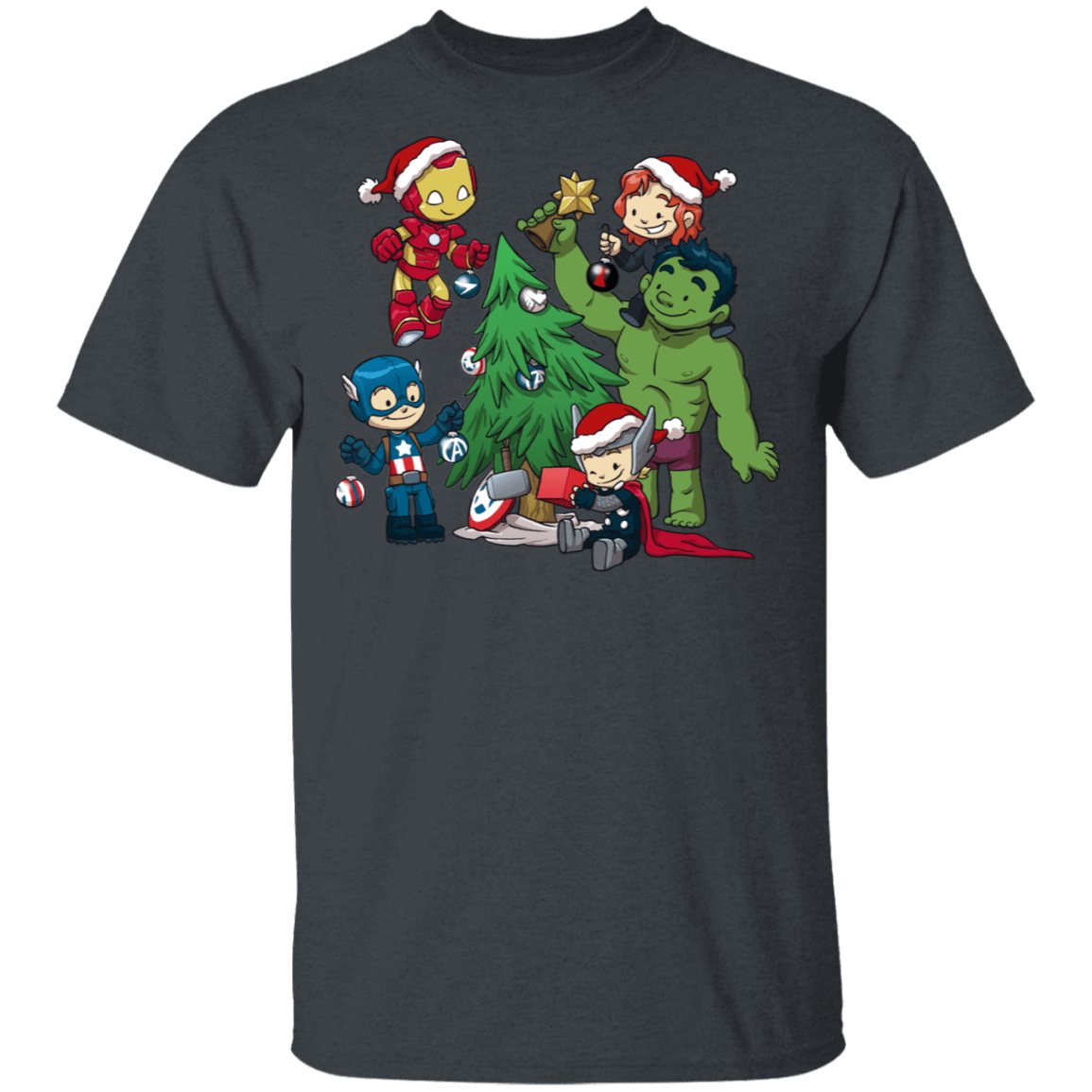 T-Shirts Dark Heather / S Avenger Tree T-Shirt