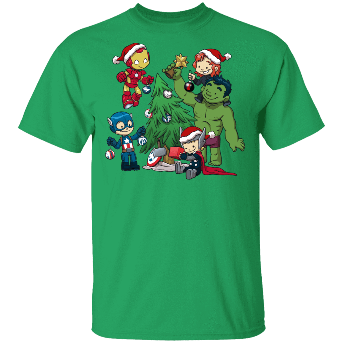 T-Shirts Irish Green / S Avenger Tree T-Shirt