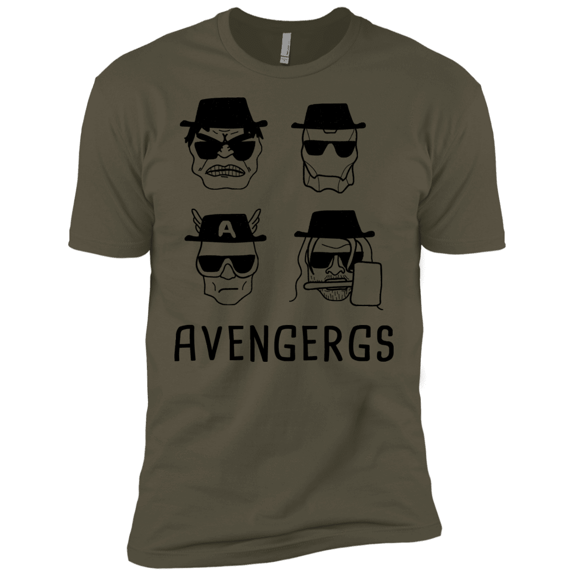 T-Shirts Military Green / X-Small Avengergs Men's Premium T-Shirt