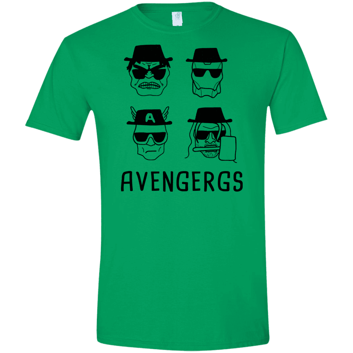 T-Shirts Irish Green / S Avengergs Men's Semi-Fitted Softstyle