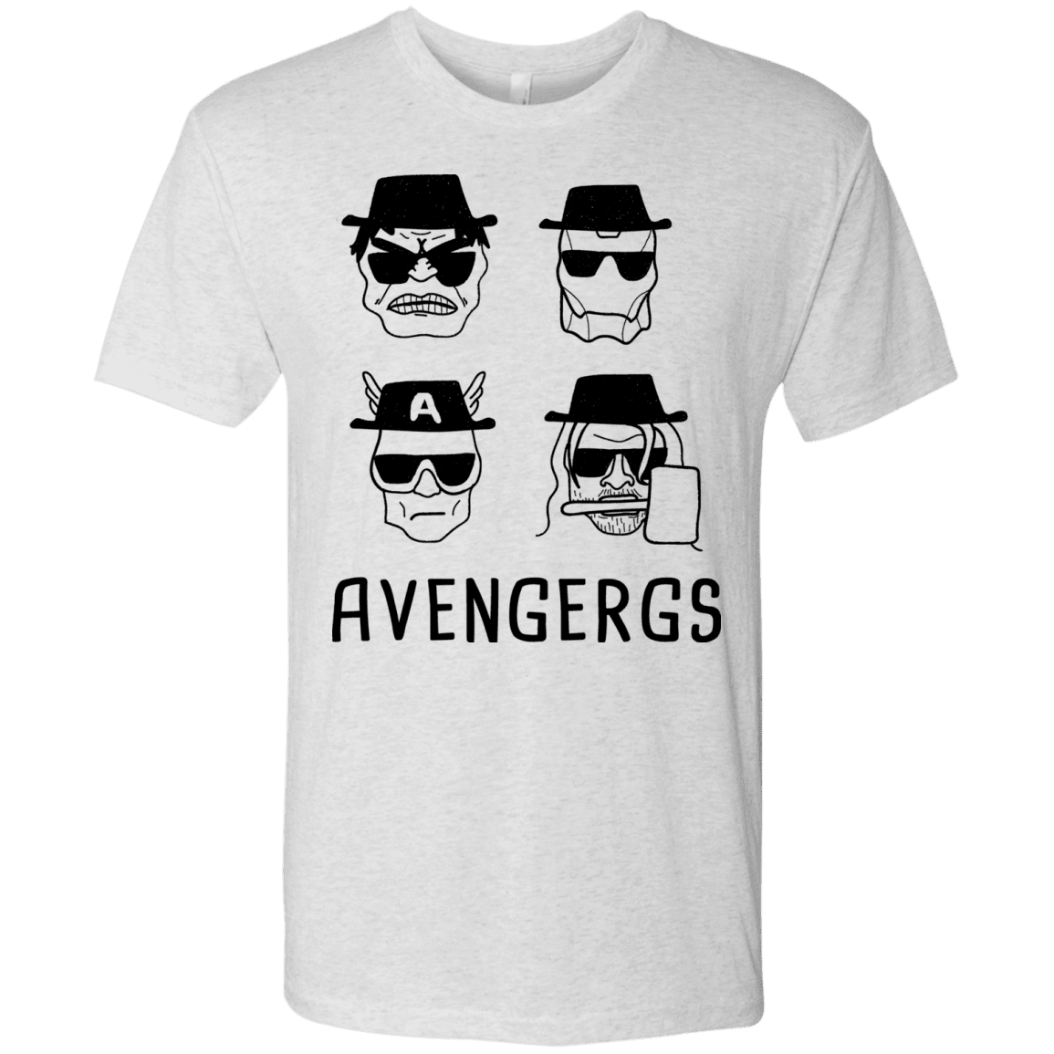 T-Shirts Heather White / S Avengergs Men's Triblend T-Shirt