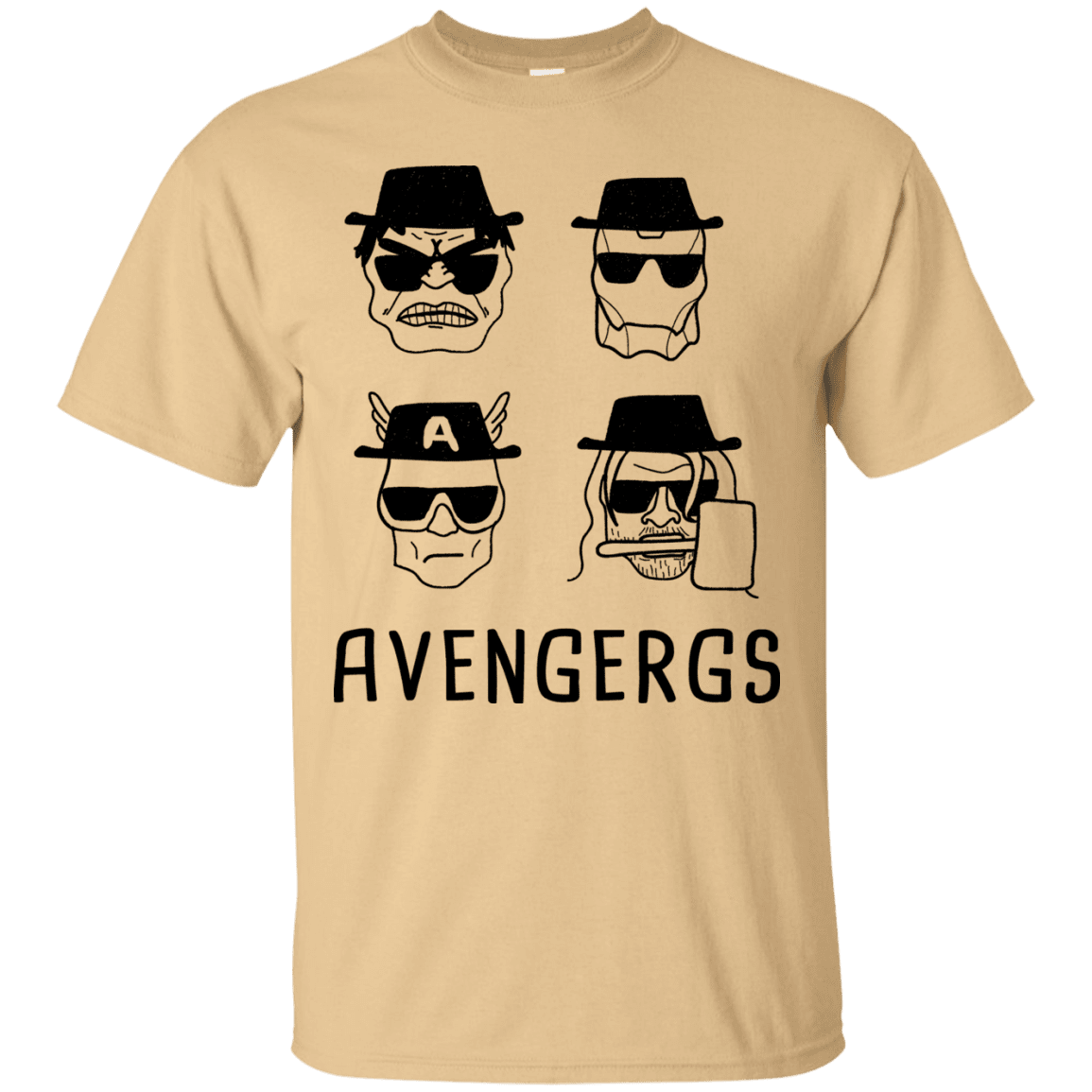 T-Shirts Vegas Gold / S Avengergs T-Shirt