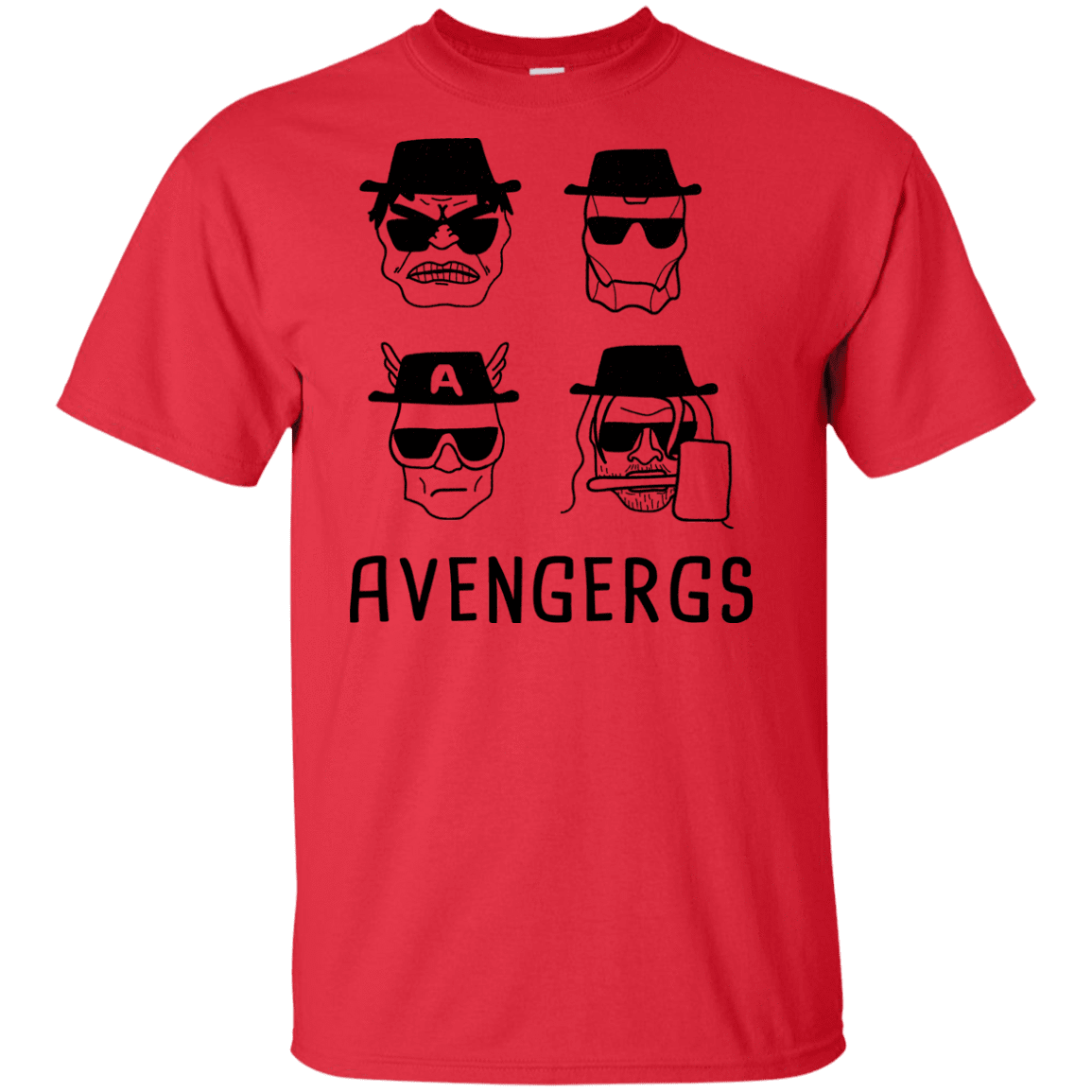 T-Shirts Red / XLT Avengergs Tall T-Shirt