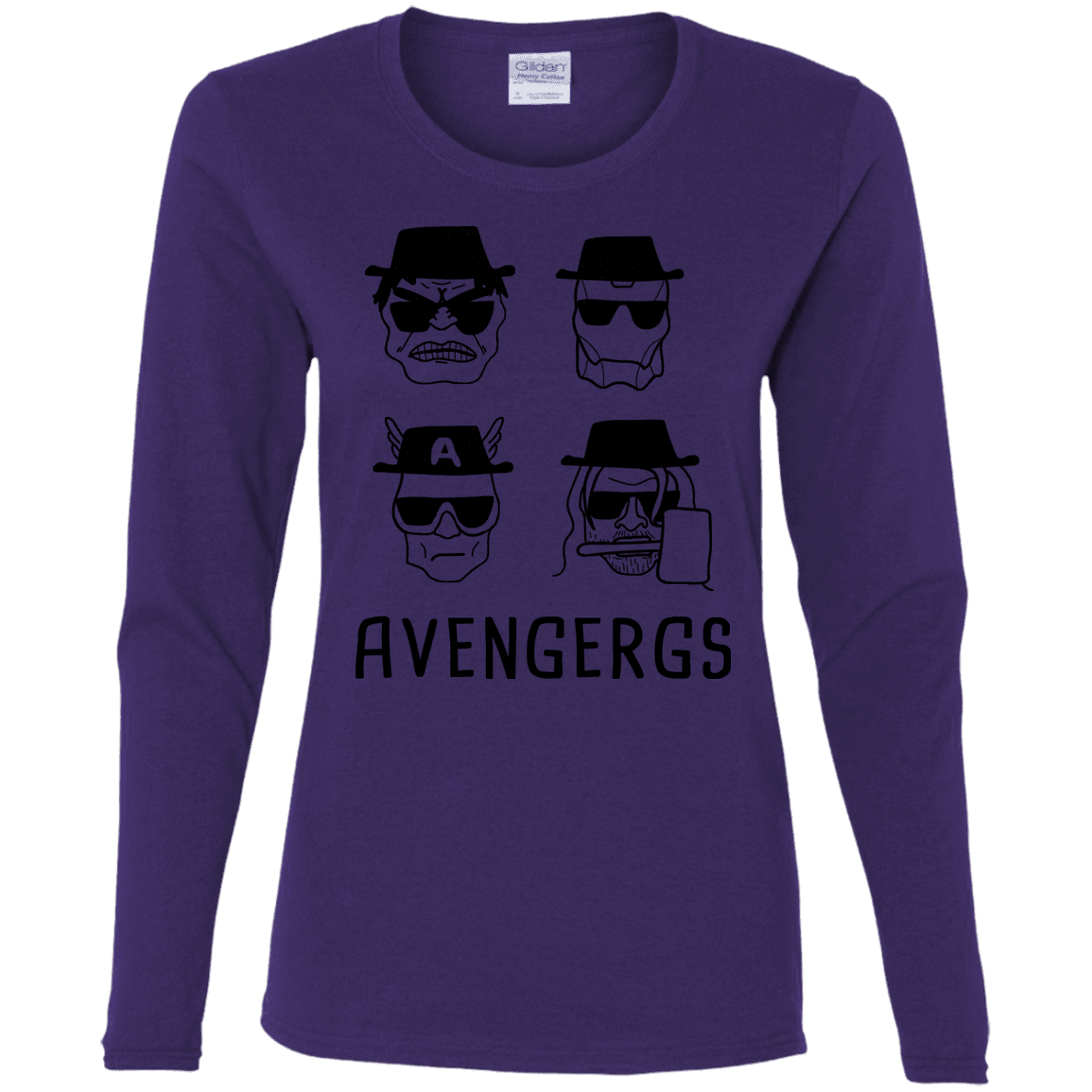 T-Shirts Purple / S Avengergs Women's Long Sleeve T-Shirt