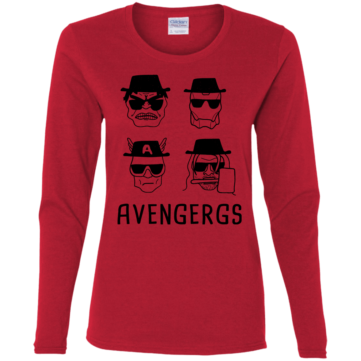 T-Shirts Red / S Avengergs Women's Long Sleeve T-Shirt