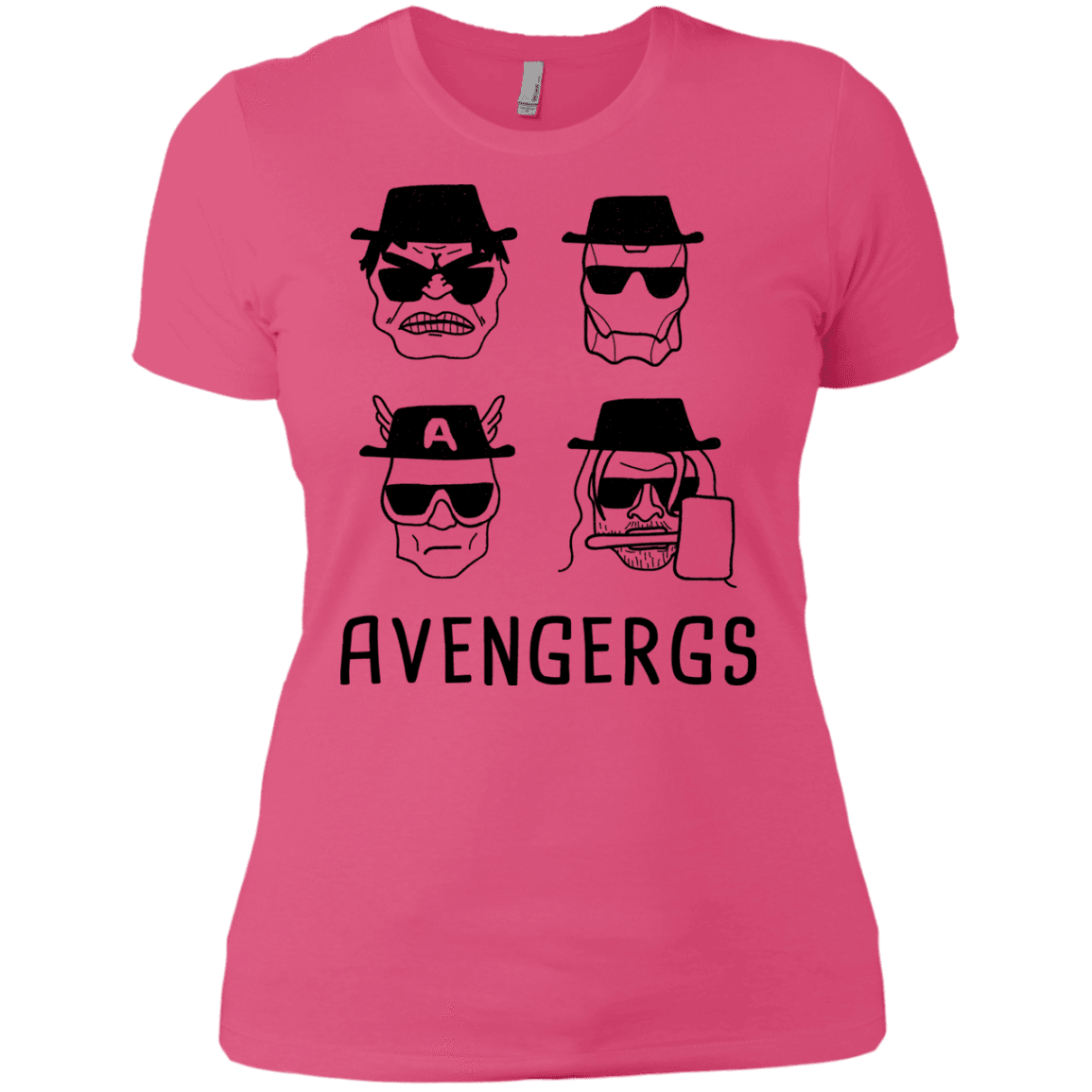 T-Shirts Hot Pink / X-Small Avengergs Women's Premium T-Shirt