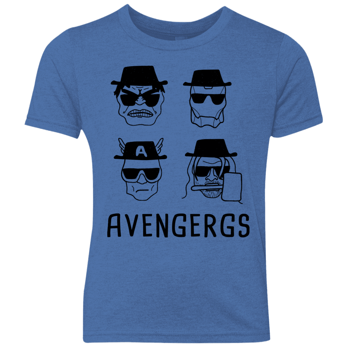 T-Shirts Vintage Royal / YXS Avengergs Youth Triblend T-Shirt