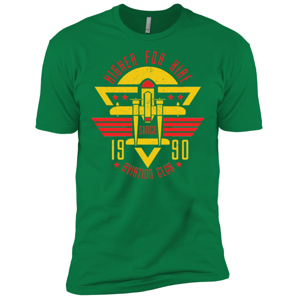 T-Shirts Kelly Green / X-Small Aviation Club Men's Premium T-Shirt