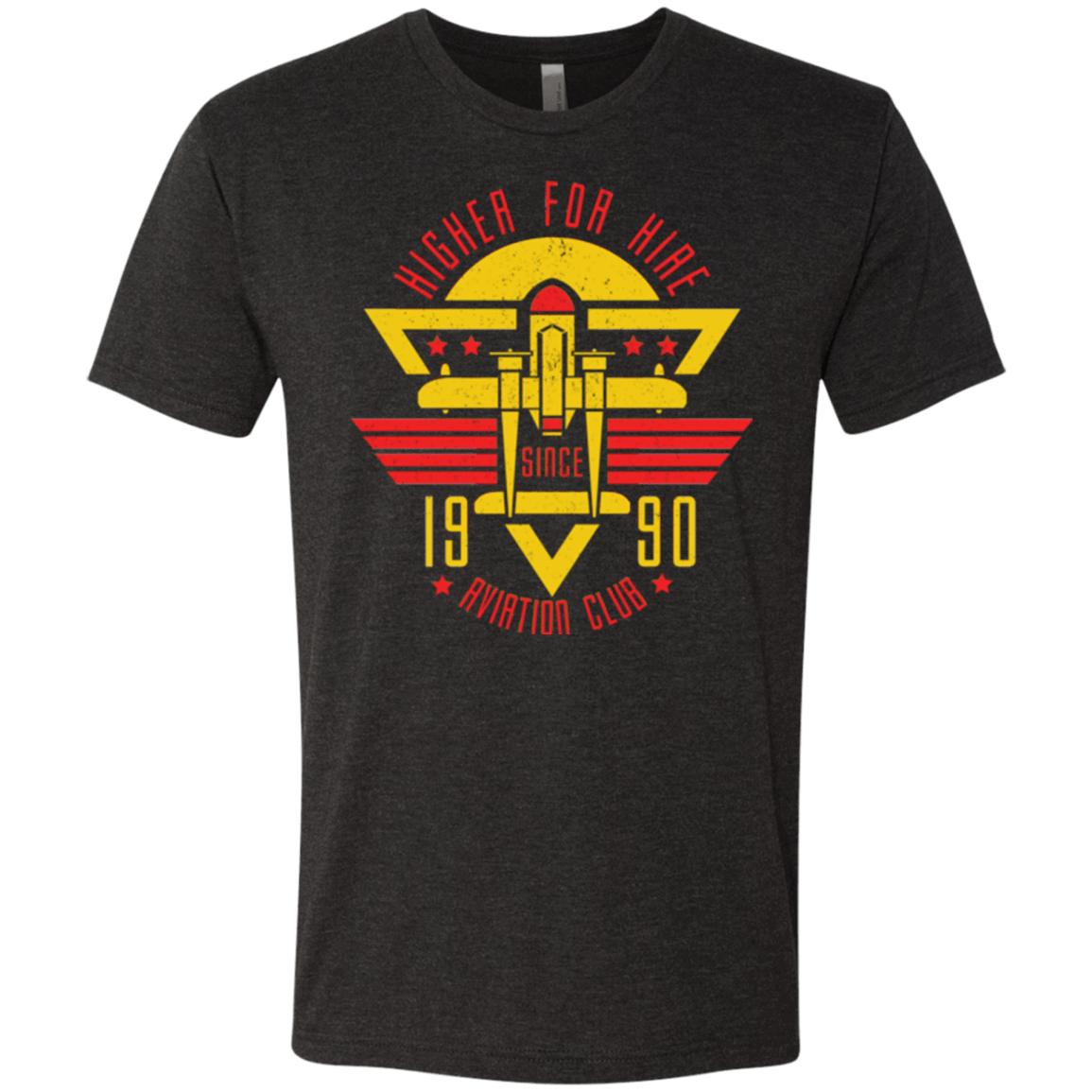 T-Shirts Vintage Black / Small Aviation Club Men's Triblend T-Shirt