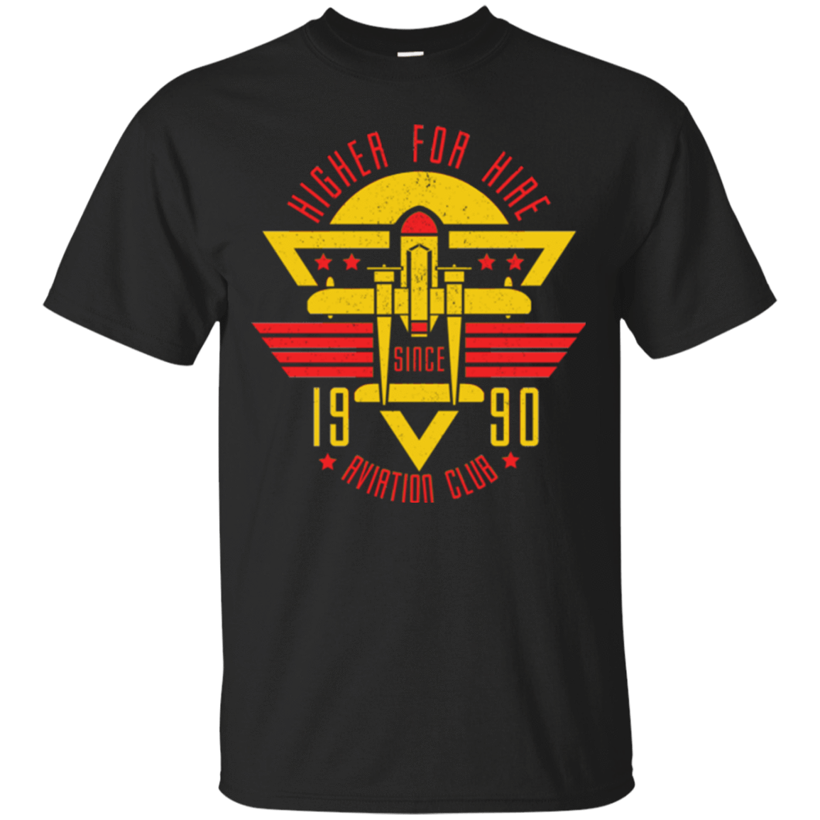 T-Shirts Black / Small Aviation Club T-Shirt