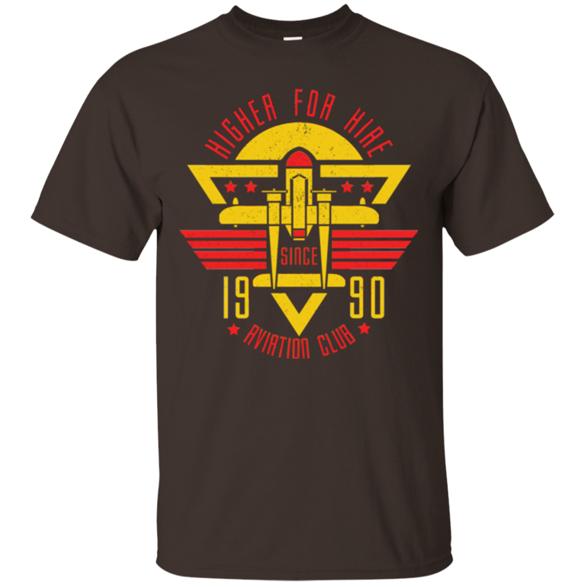 T-Shirts Dark Chocolate / Small Aviation Club T-Shirt
