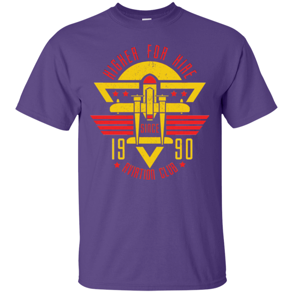 T-Shirts Purple / Small Aviation Club T-Shirt