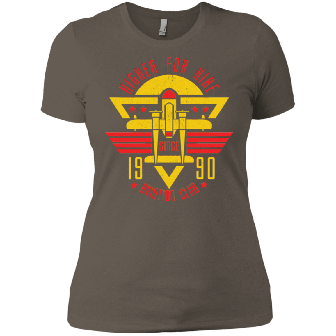 T-Shirts Warm Grey / X-Small Aviation Club Women's Premium T-Shirt