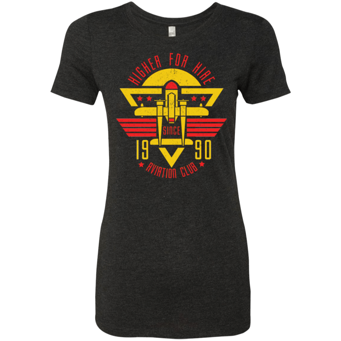 T-Shirts Vintage Black / Small Aviation Club Women's Triblend T-Shirt