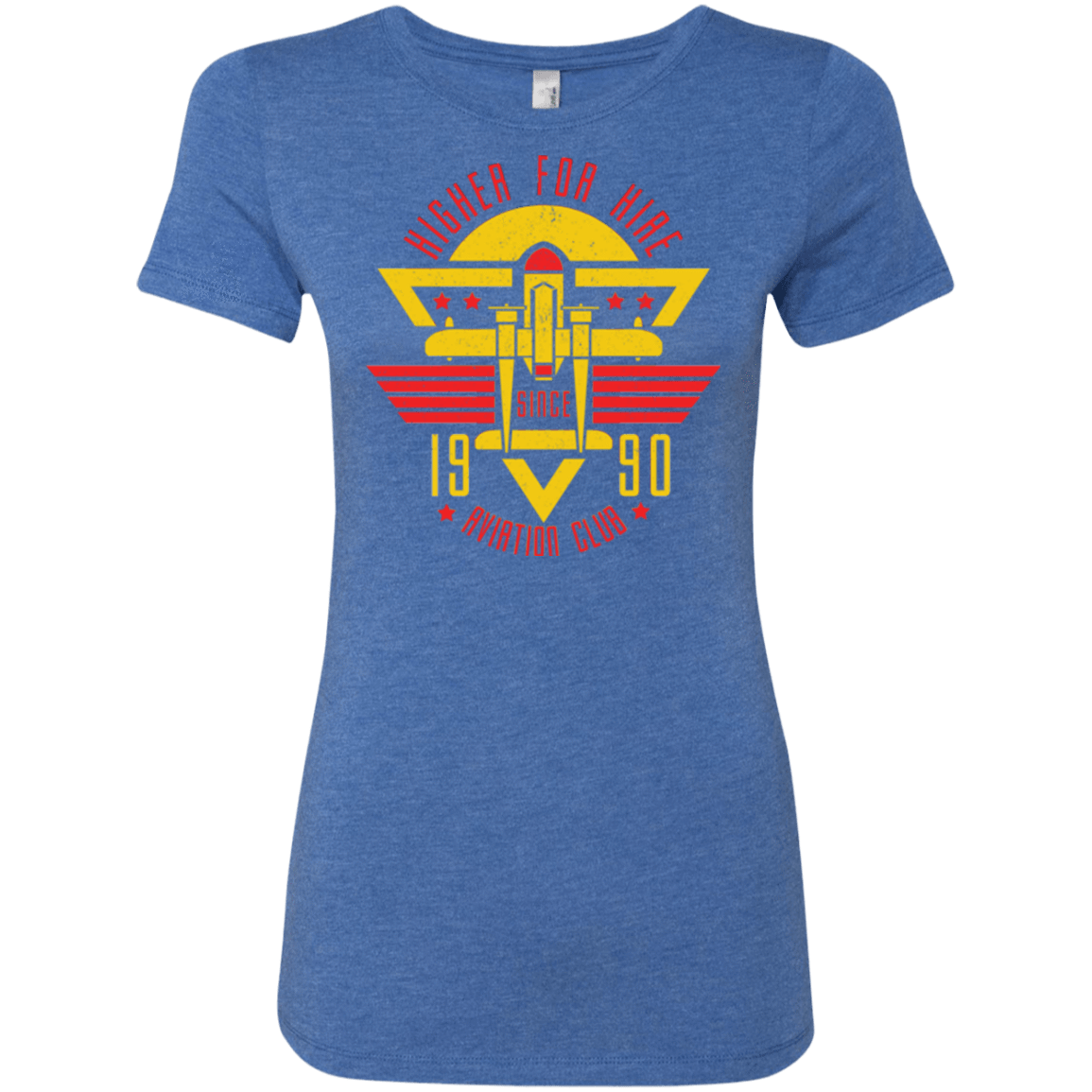 T-Shirts Vintage Royal / Small Aviation Club Women's Triblend T-Shirt