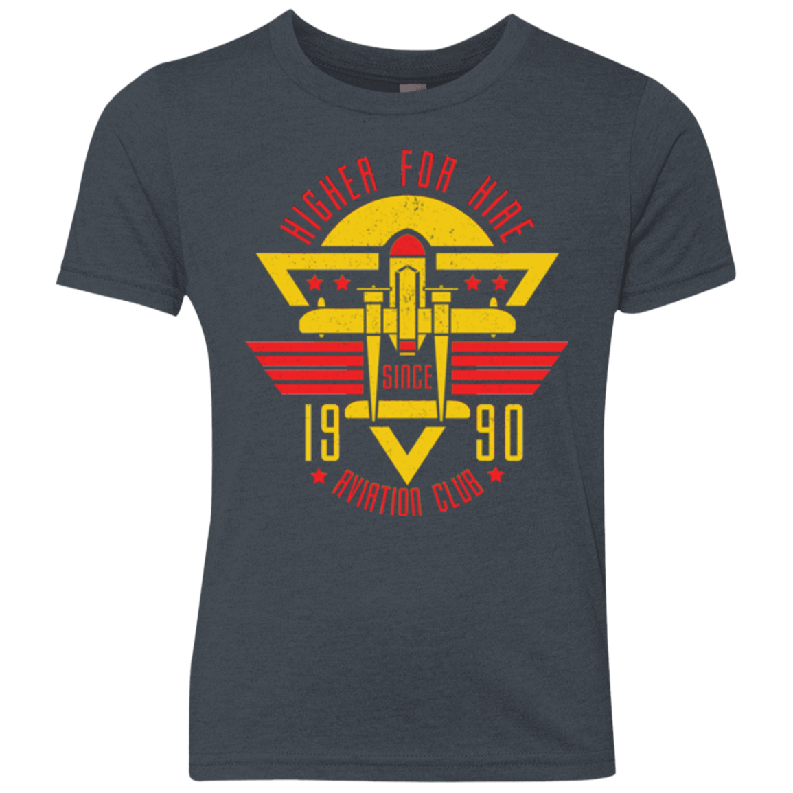 T-Shirts Vintage Navy / YXS Aviation Club Youth Triblend T-Shirt
