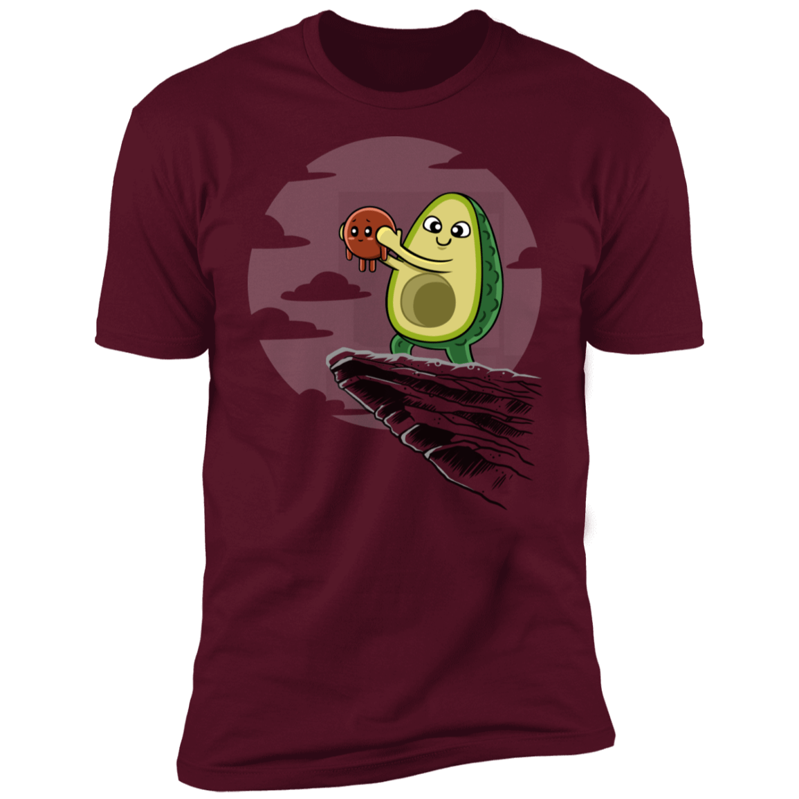T-Shirts Maroon / S Avocado King Men's Premium T-Shirt