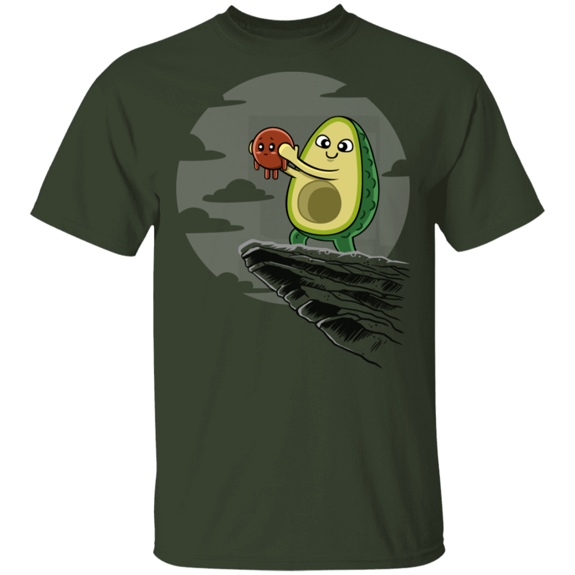 T-Shirts Forest / S Avocado King T-Shirt