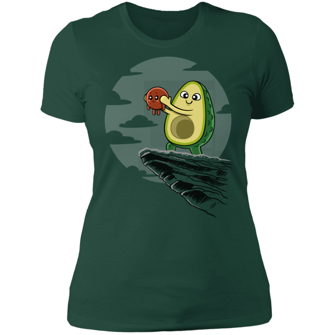 T-Shirts Forest Green / S Avocado King Women's Premium T-Shirt