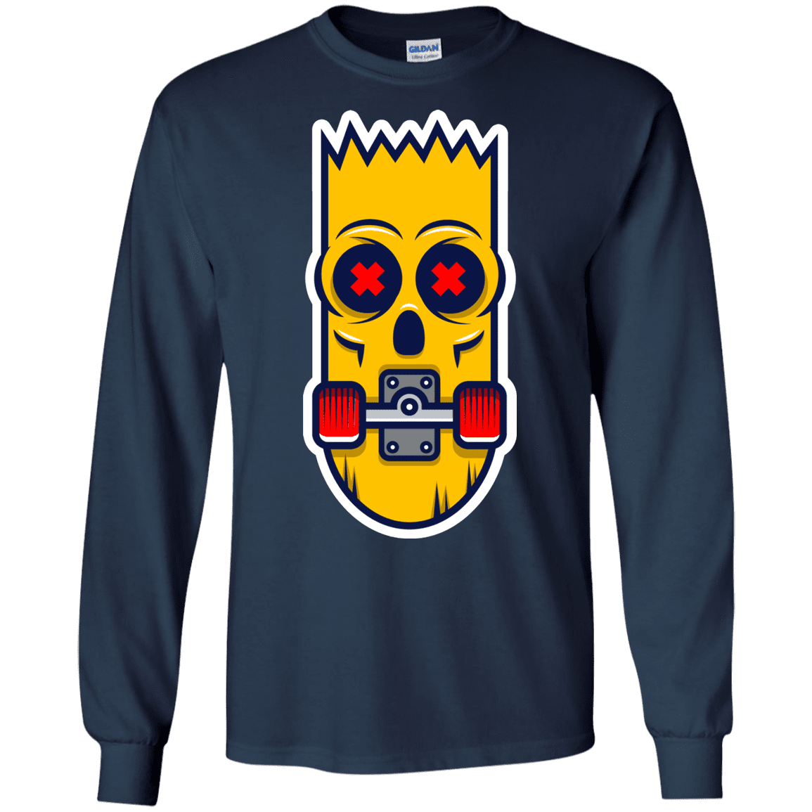 T-Shirts Navy / S Aw Man Men's Long Sleeve T-Shirt