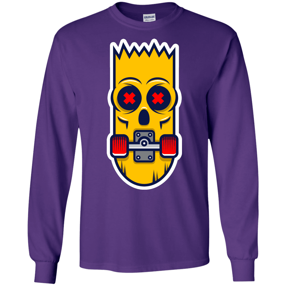 T-Shirts Purple / S Aw Man Men's Long Sleeve T-Shirt