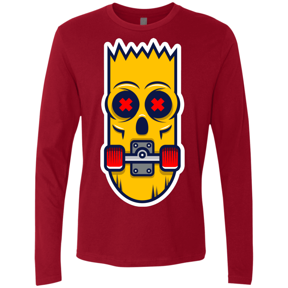 T-Shirts Cardinal / S Aw Man Men's Premium Long Sleeve