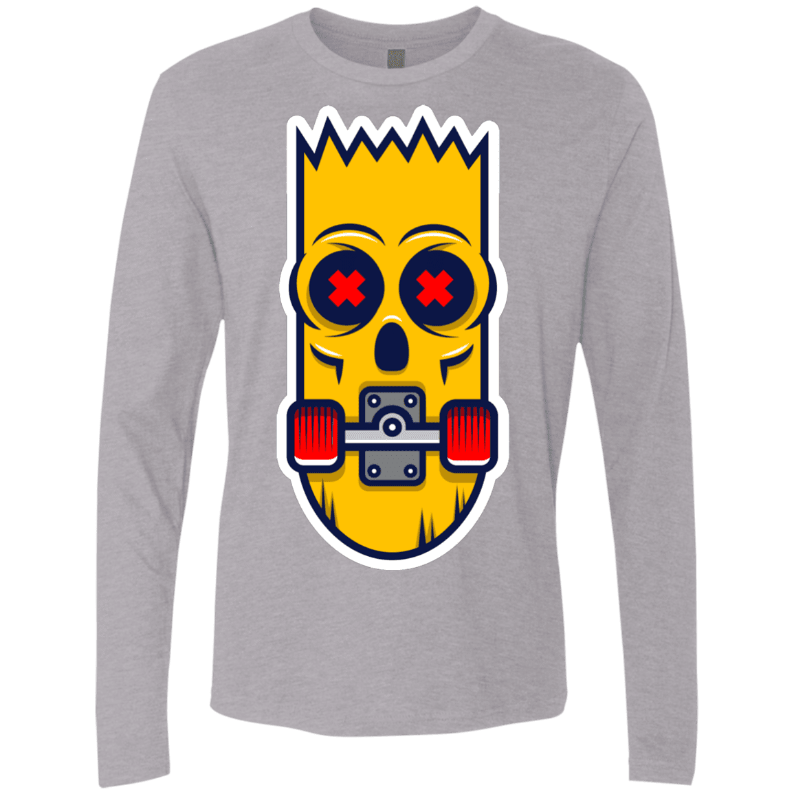 T-Shirts Heather Grey / S Aw Man Men's Premium Long Sleeve