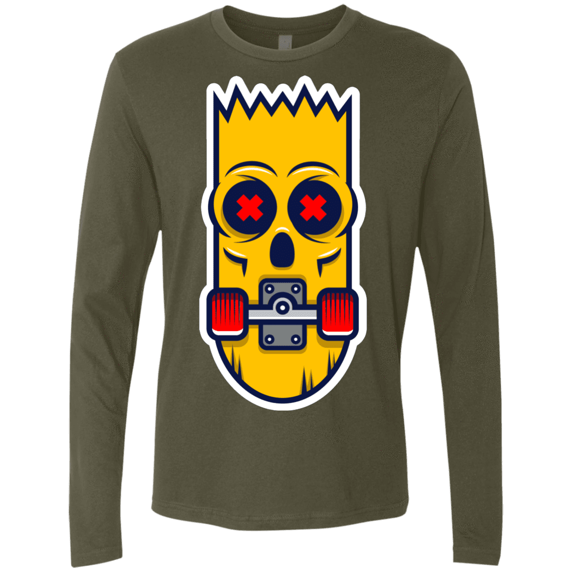 T-Shirts Military Green / S Aw Man Men's Premium Long Sleeve