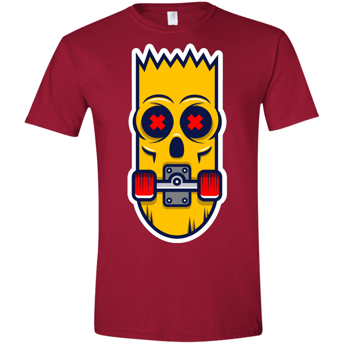 T-Shirts Cardinal Red / S Aw Man Men's Semi-Fitted Softstyle