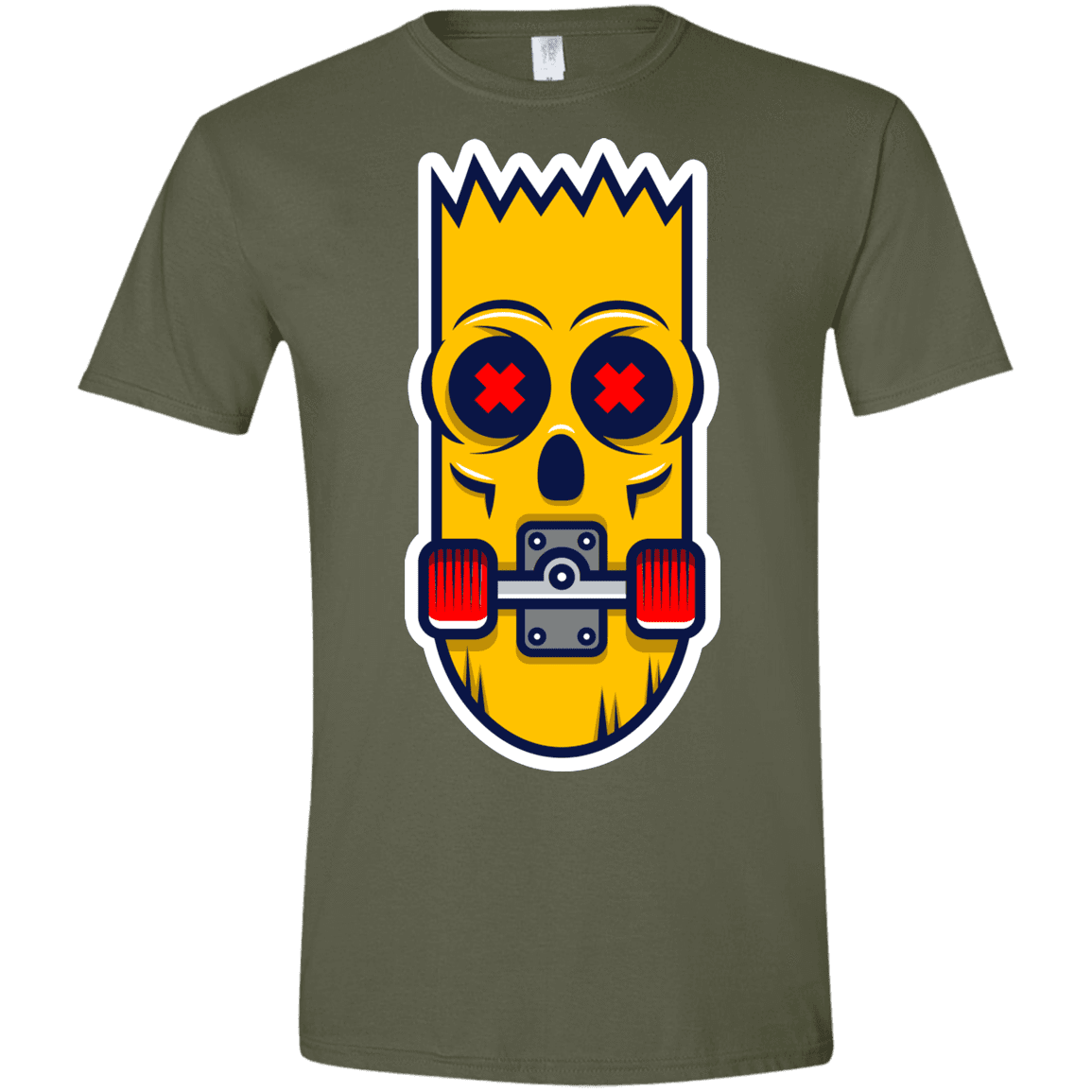 T-Shirts Military Green / S Aw Man Men's Semi-Fitted Softstyle