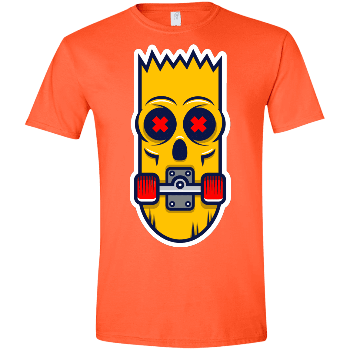 T-Shirts Orange / S Aw Man Men's Semi-Fitted Softstyle