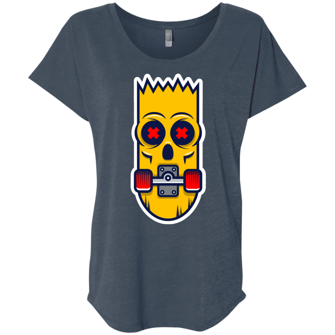 T-Shirts Indigo / X-Small Aw Man Triblend Dolman Sleeve