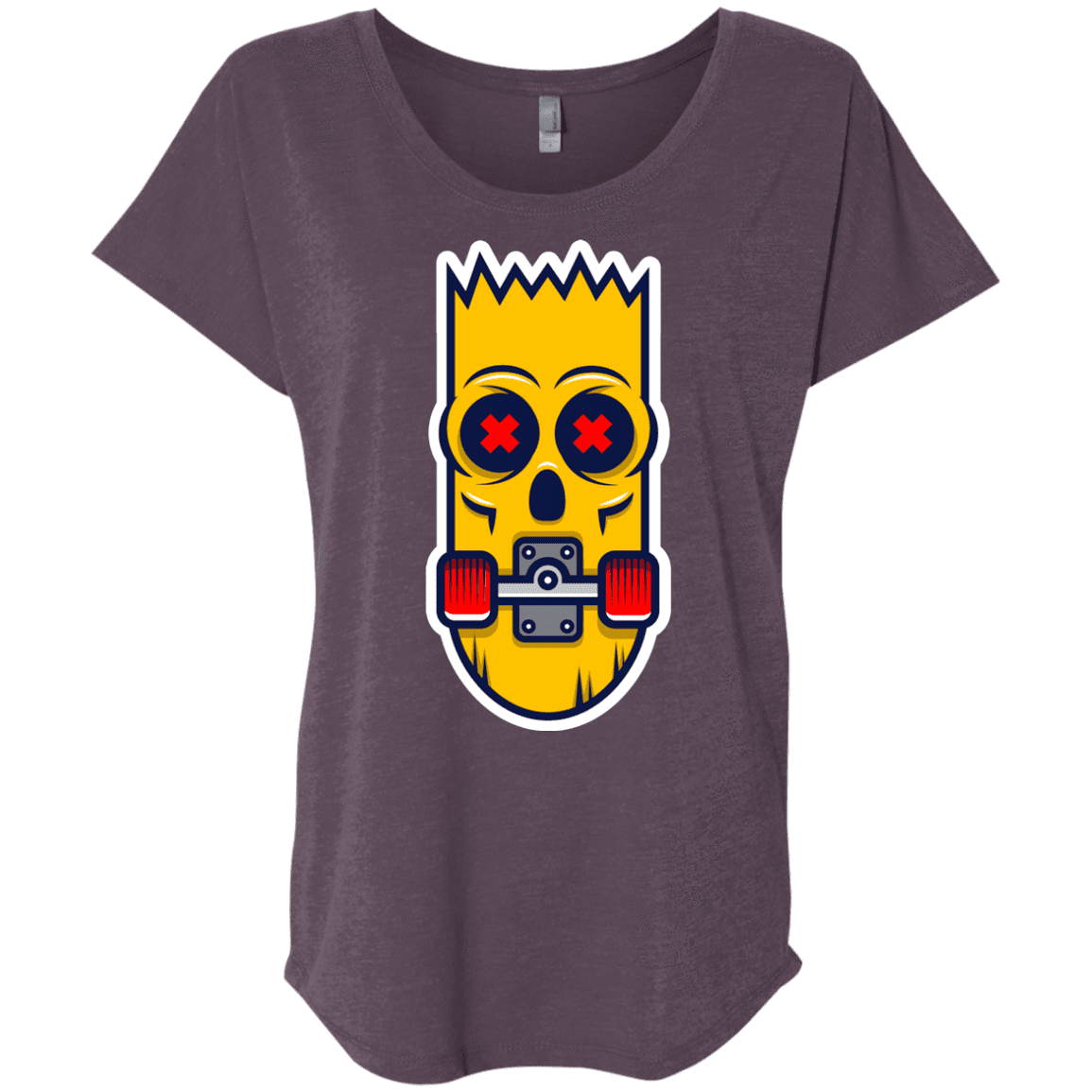 T-Shirts Vintage Purple / X-Small Aw Man Triblend Dolman Sleeve