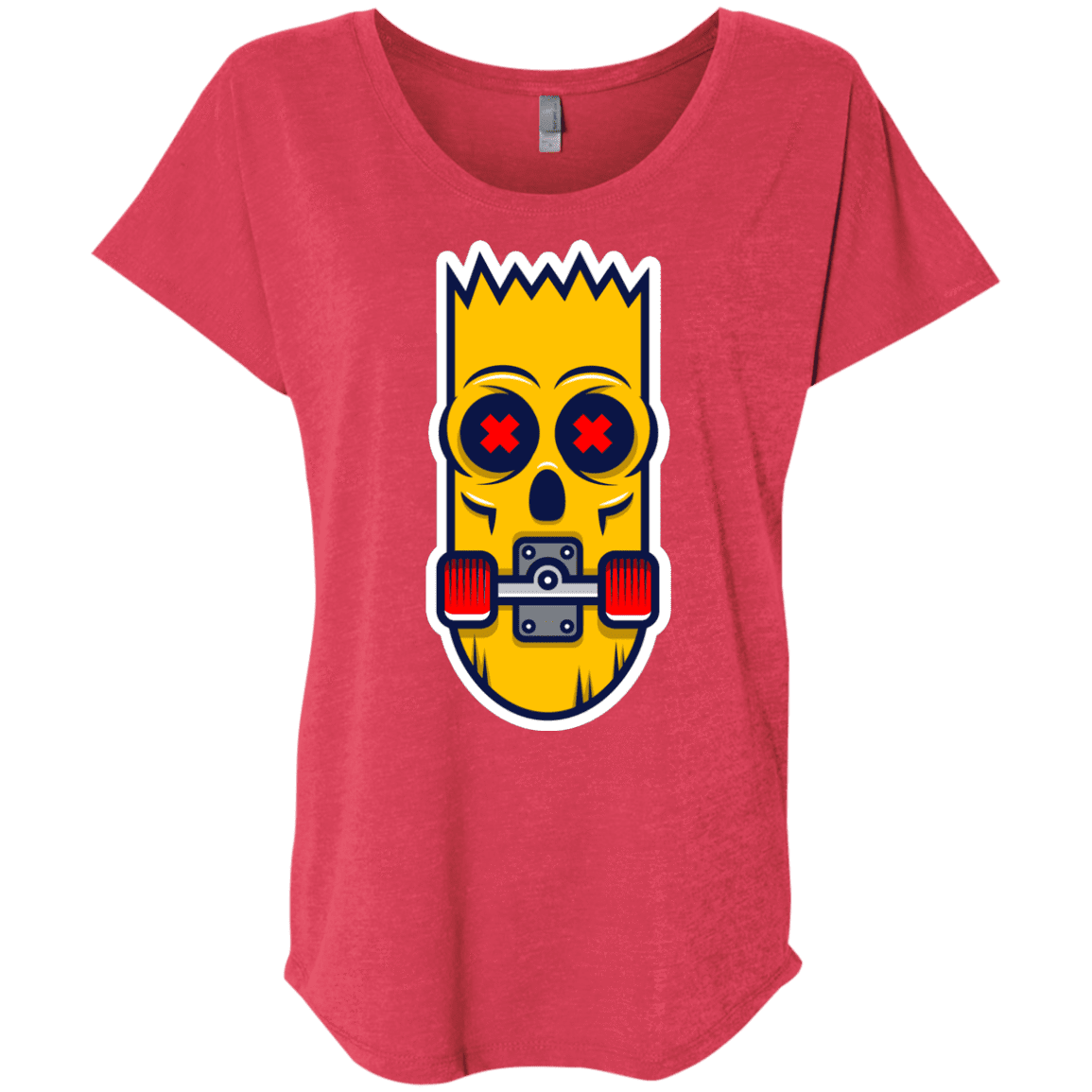 T-Shirts Vintage Red / X-Small Aw Man Triblend Dolman Sleeve