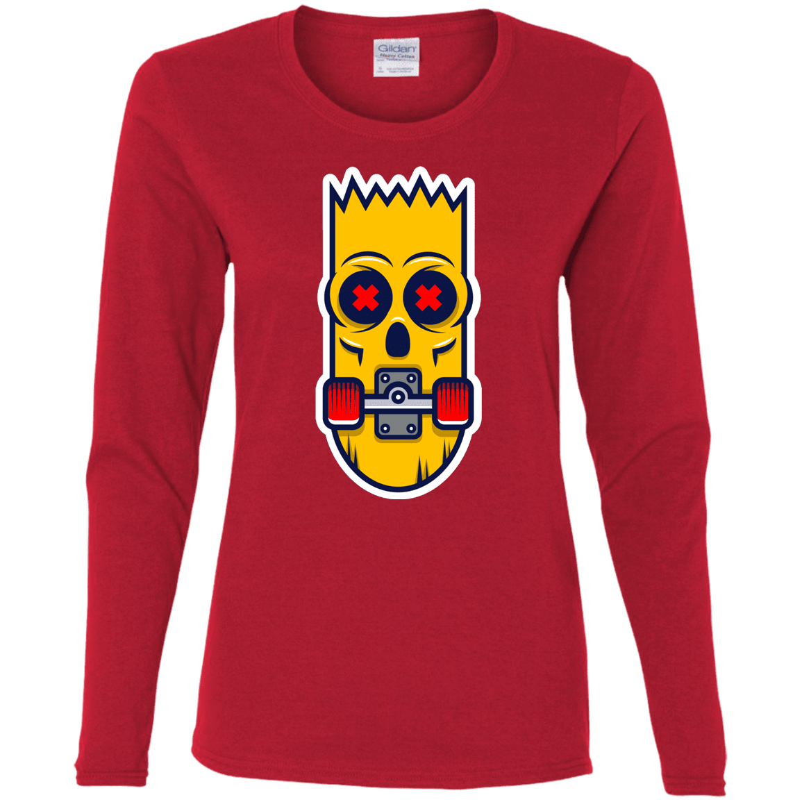 T-Shirts Red / S Aw Man Women's Long Sleeve T-Shirt