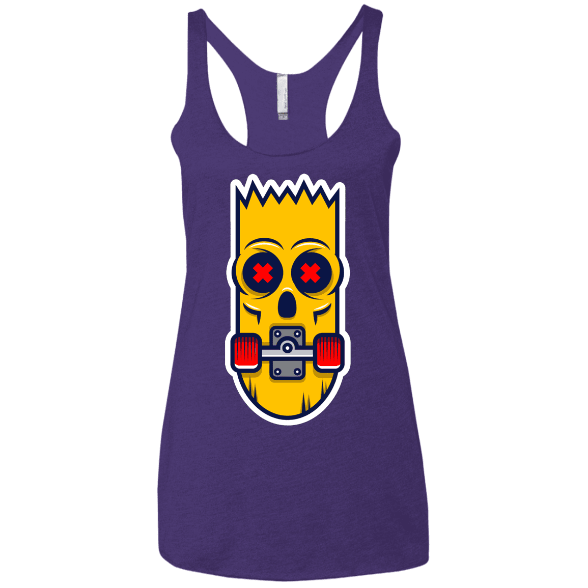 T-Shirts Purple Rush / X-Small Aw Man Women's Triblend Racerback Tank