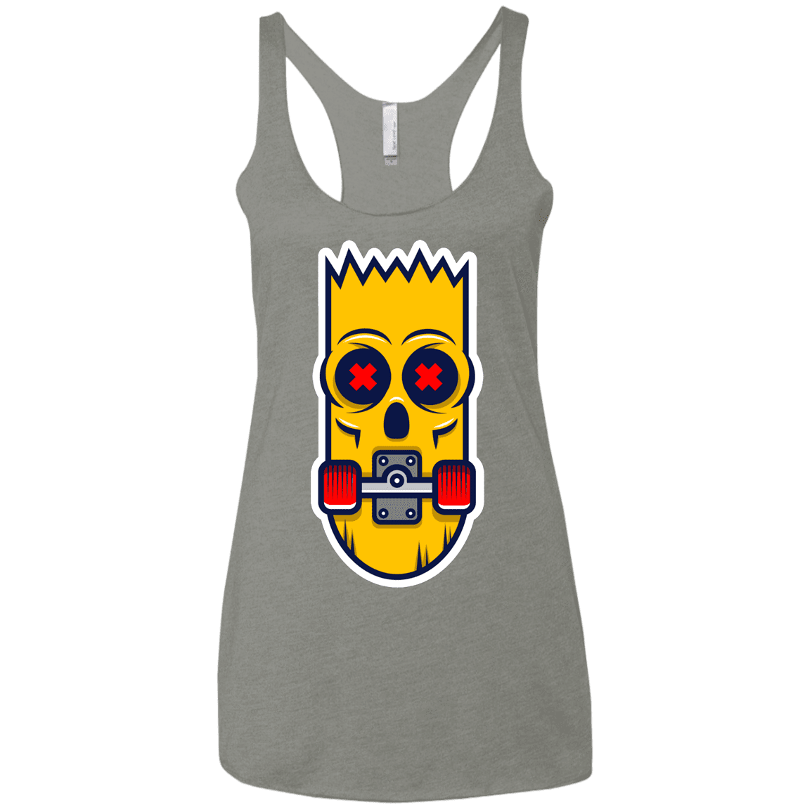 T-Shirts Venetian Grey / X-Small Aw Man Women's Triblend Racerback Tank