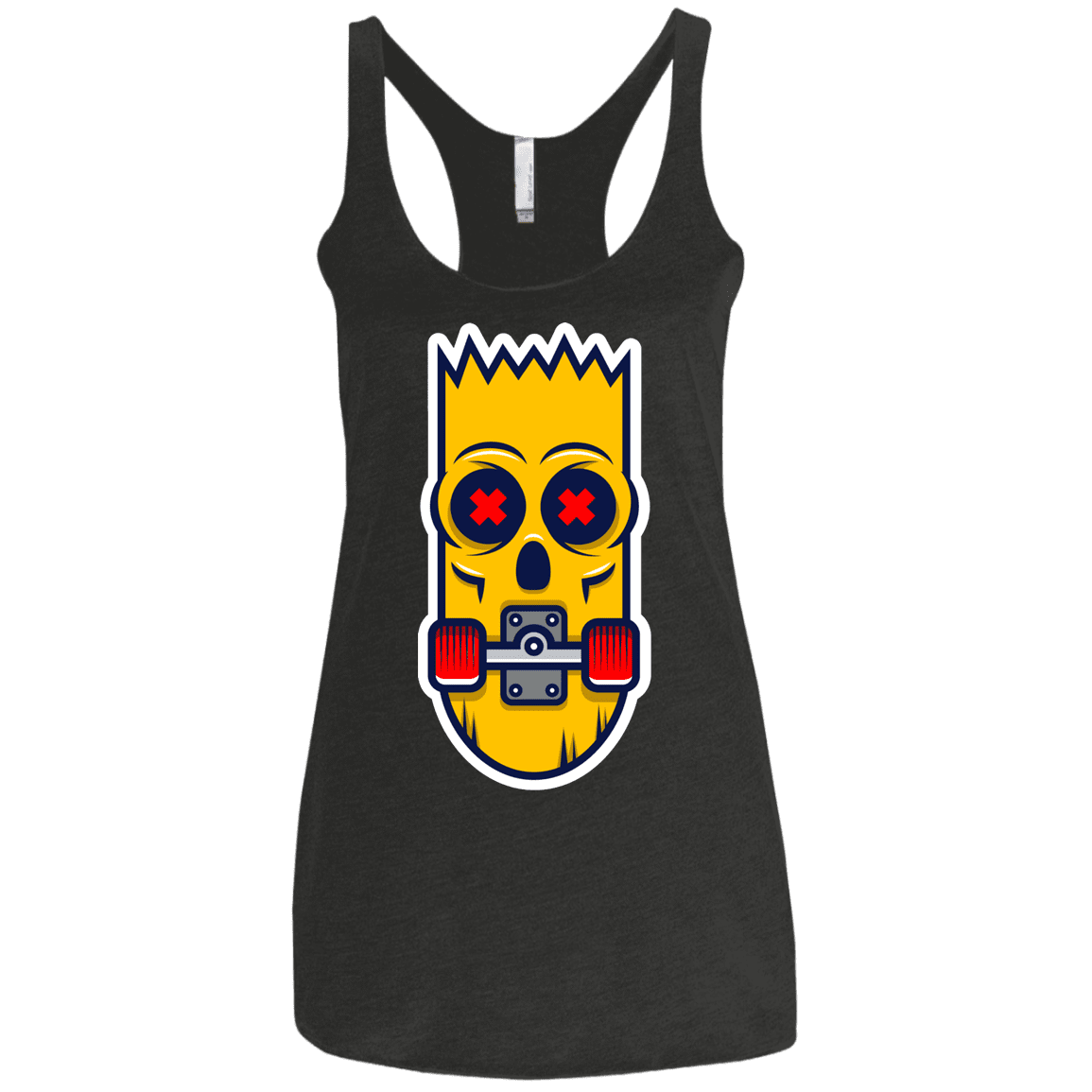 T-Shirts Vintage Black / X-Small Aw Man Women's Triblend Racerback Tank