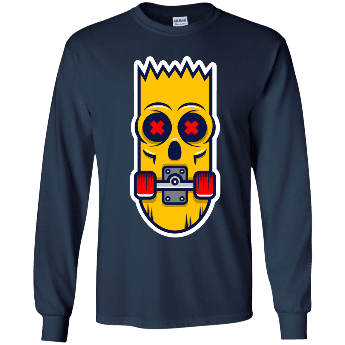 T-Shirts Navy / YS Aw Man Youth Long Sleeve T-Shirt