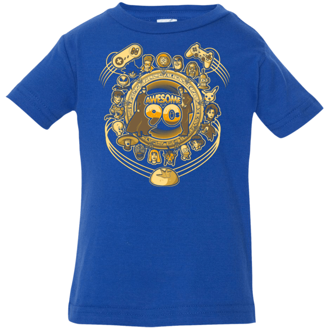 T-Shirts Royal / 6 Months AWESOME 90S Infant Premium T-Shirt