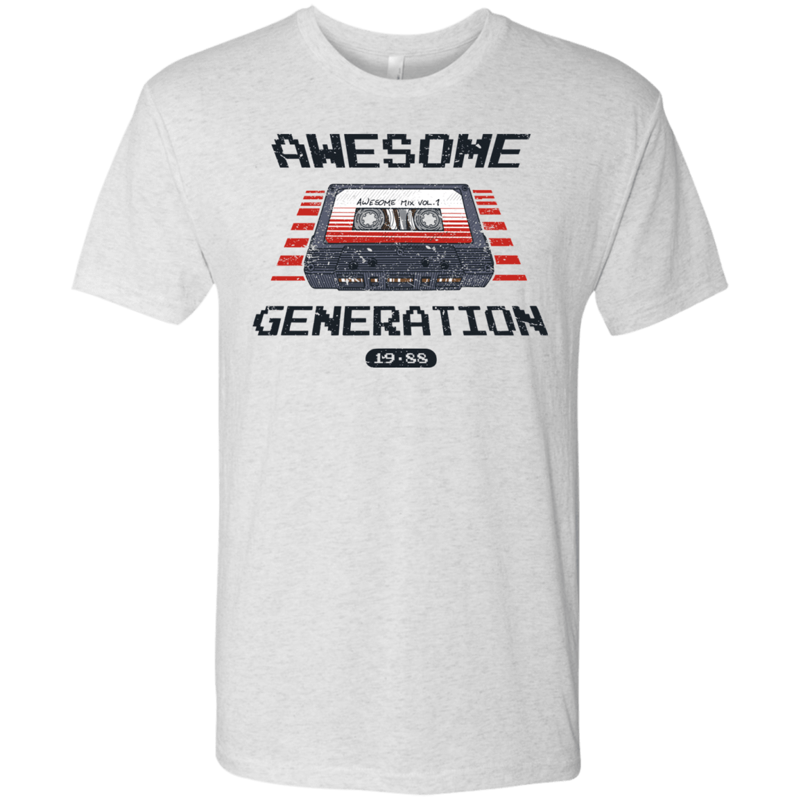 T-Shirts Heather White / Small Awesome Generation Men's Triblend T-Shirt