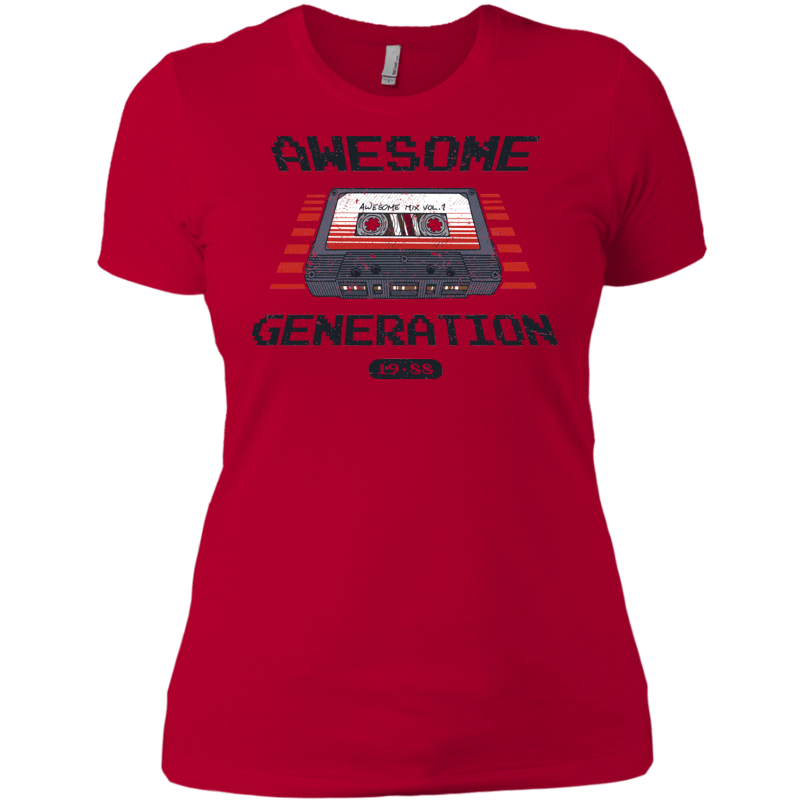 T-Shirts Red / X-Small Awesome Generation Women's Premium T-Shirt