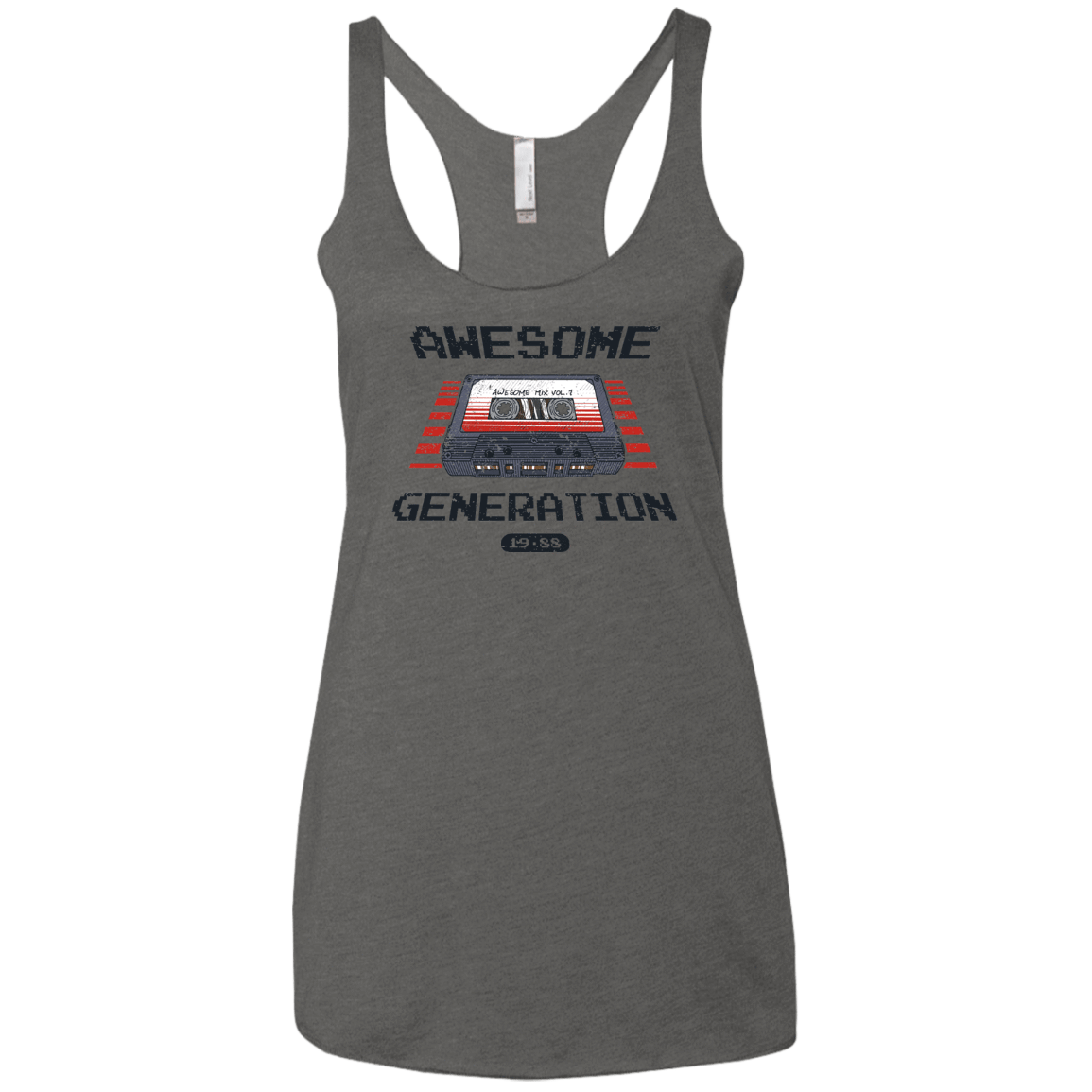 T-Shirts Premium Heather / X-Small Awesome Generation Women's Triblend Racerback Tank