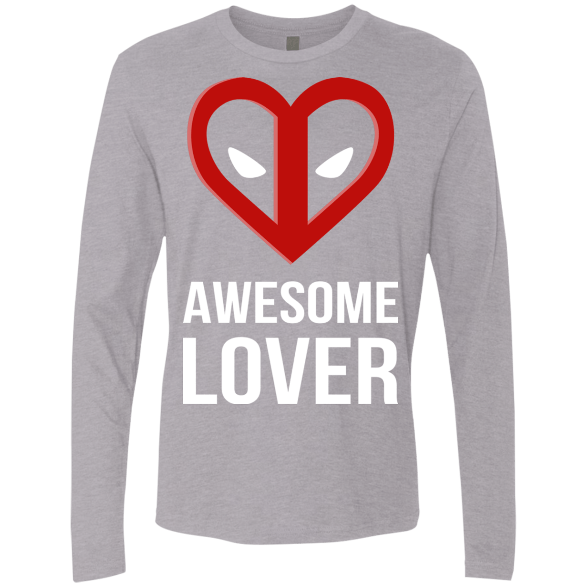 T-Shirts Heather Grey / Small Awesome lover Men's Premium Long Sleeve